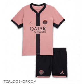 Paris Saint-Germain Terza Maglia Bambino 2024-25 Manica Corta (+ Pantaloni corti)